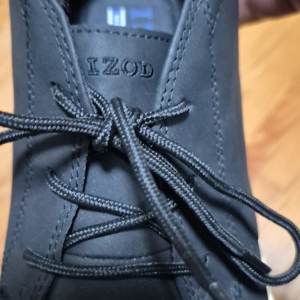 IZOD Men's PALMER Chukka Boots Black Casual Shoes Size 12